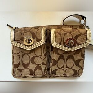 Coach Mini Legacy Signature Gallery Belt Bag